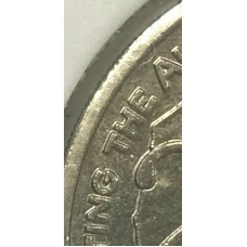 AUSTRALIA 2001 . TWENTY 20 CENTS COIN COIN . MULTIPLE ERRORS / VARIETY . FEDERATION A.C.T ISSUE . DOTS IN FIELD